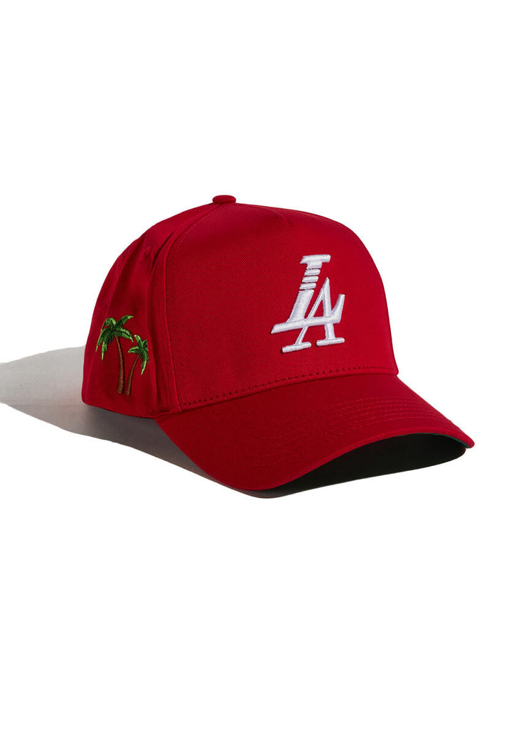 PARADISE LA Hat Red by Reference