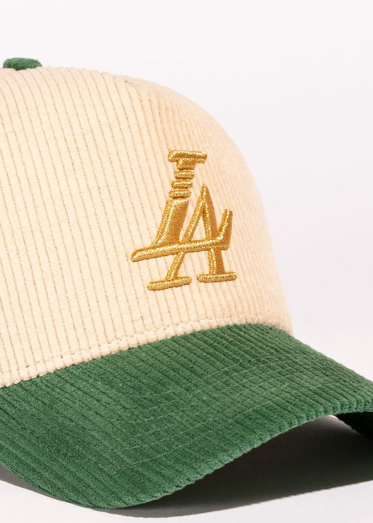 PARADISE LA CORDUROY BRIM by Reference (CREAM/GREEN)