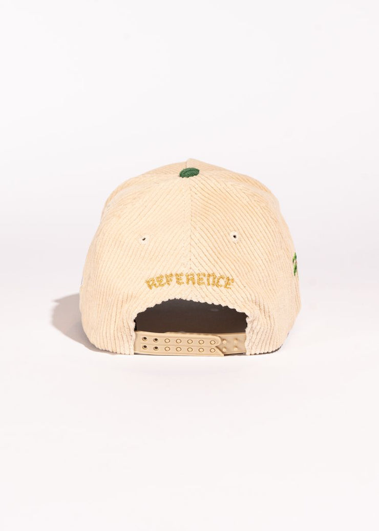 PARADISE LA CORDUROY BRIM by Reference (CREAM/GREEN)
