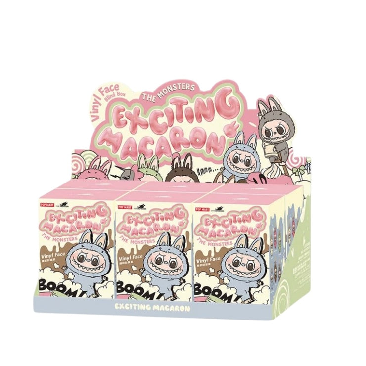 Pop Mart Labubu The Monsters Tasty Macaroons Vinyl Faced Sealed Case (6 Blind Boxes)
