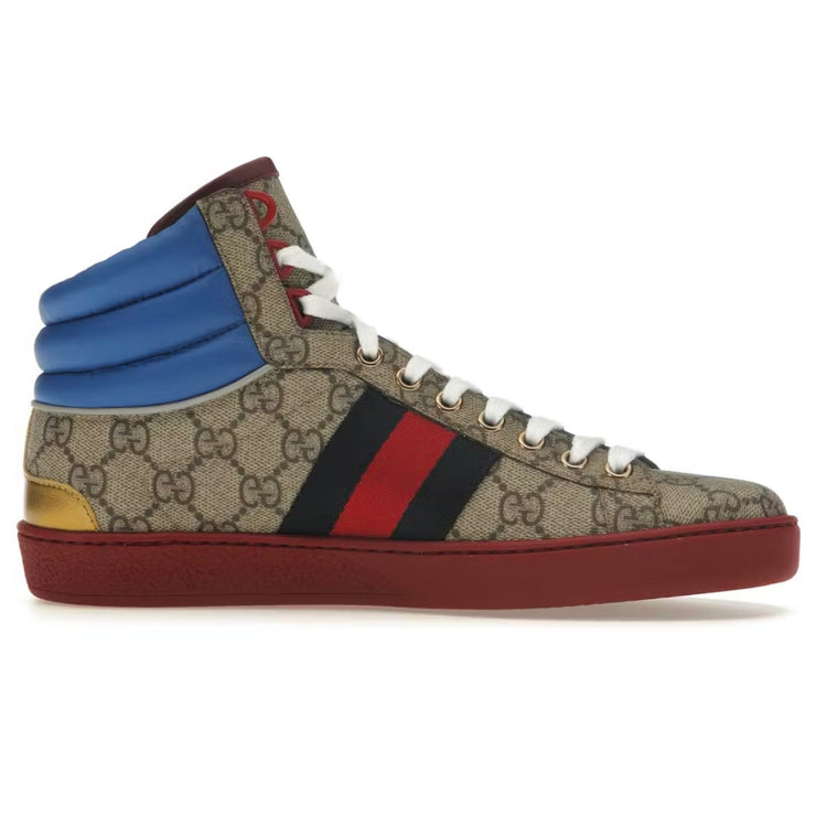 Gucci Ace GG High Top “Beige Ebony”