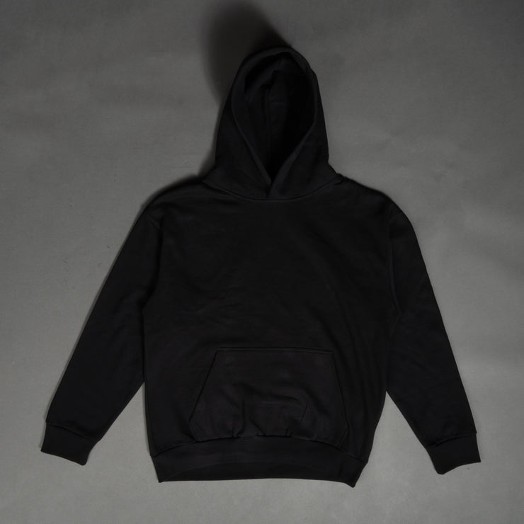 KREAM FACTORY BLACK HALF SKULL RHINESTONE HOODIE