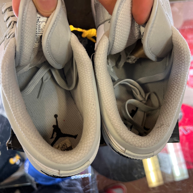 (Pre-Owned) Nike Air Jordan 1 Low White Camo 8m