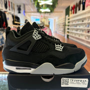 (Pre-Owned) Nike Air Jordan 4 Retro SE Black Canvas, like new*