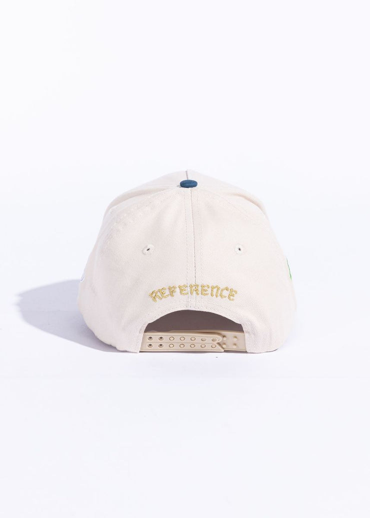 Paradise LA CREAM/OXFORD BLUE Hat by Reference
