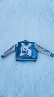 Kream Factory Baby Blue Letterman/Varsity Jacket