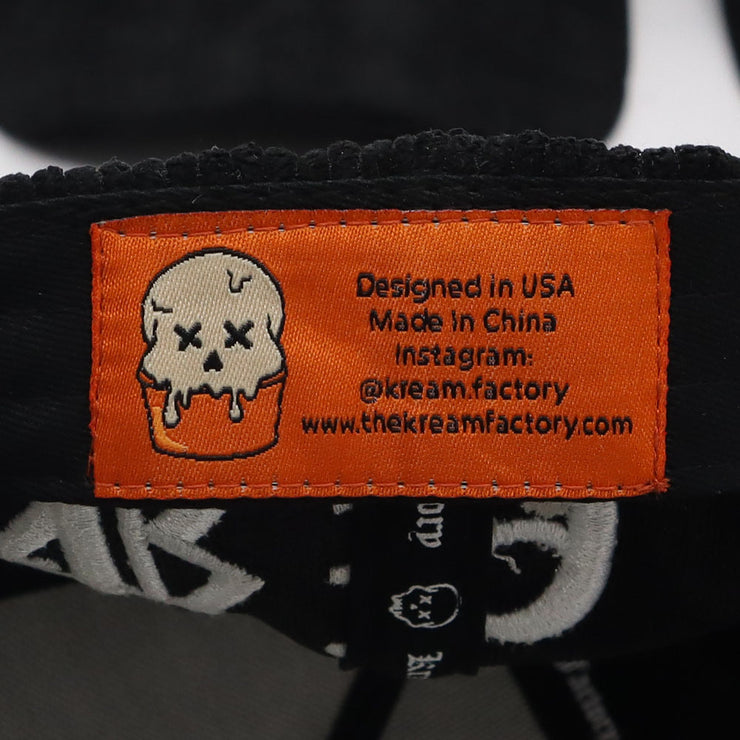 Corduroy Black Kream Factory Snapback hat