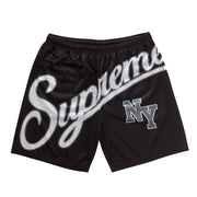 Supreme Big Script Mesh Short Black