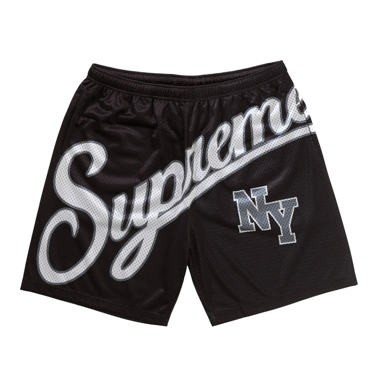 Supreme Big Script Mesh Short Black