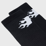 Heatwave Socks Black and White by Homme Femme
