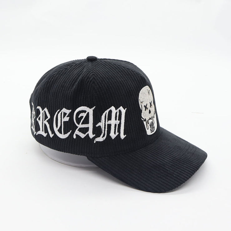 Corduroy Black Kream Factory Snapback hat