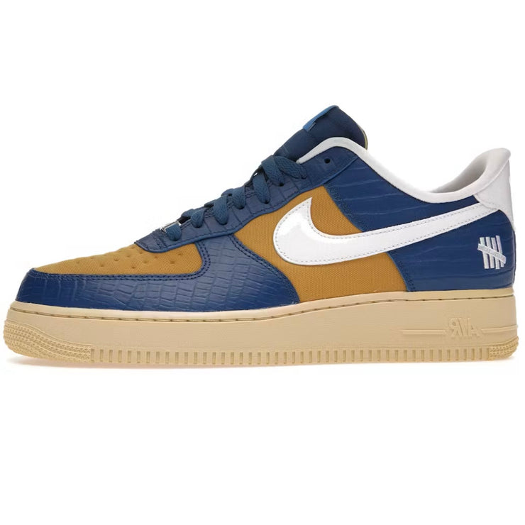 Air Force “Undefeated 5 On It Blue Yellow Croc”