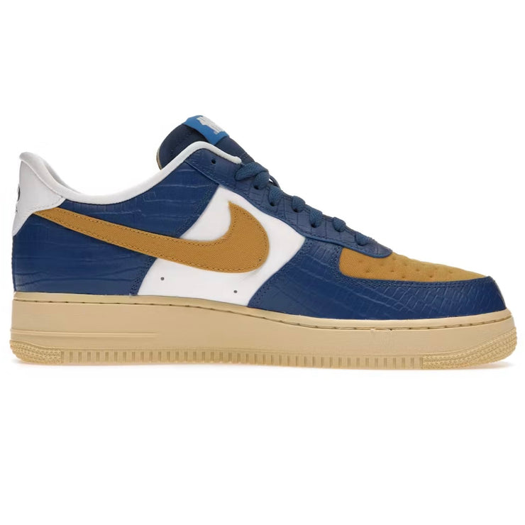 Air Force “Undefeated 5 On It Blue Yellow Croc”