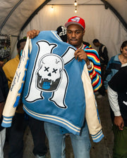 Kream Factory Baby Blue Letterman/Varsity Jacket