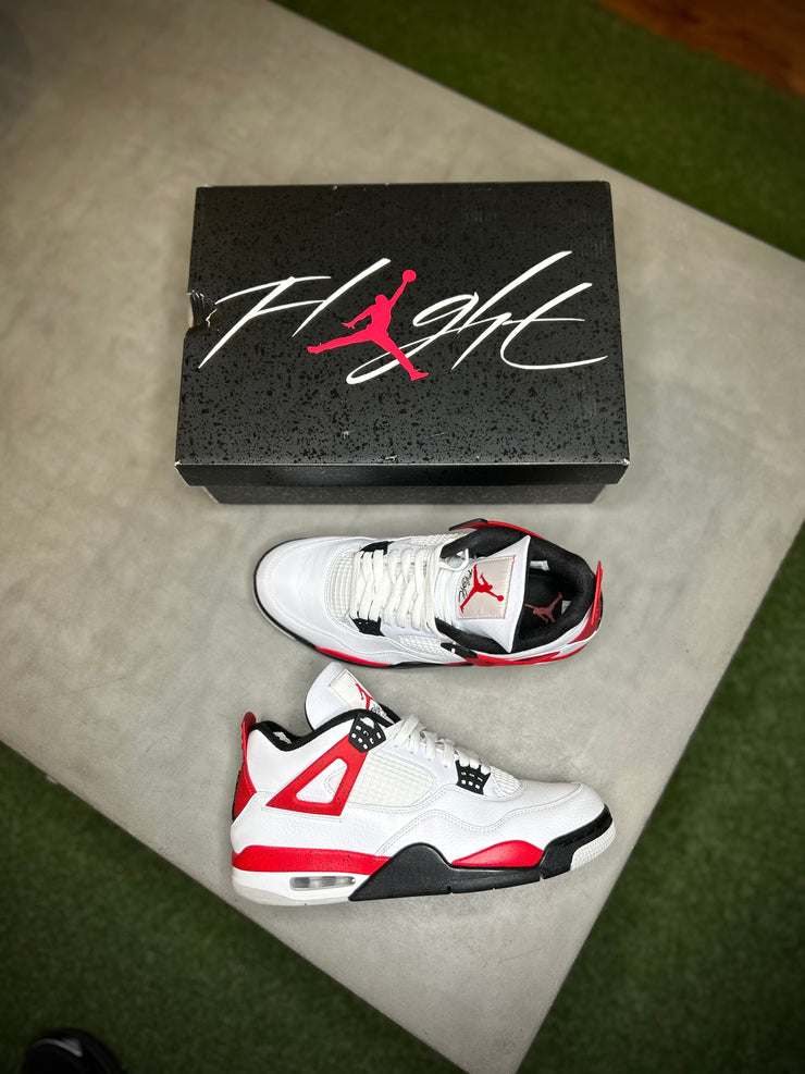 (PRE-OWNED) JORDAN 4 RED CEMENT SIZE 10.5