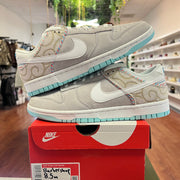 (Pre-owned) Nike Dunk Low Barbershop Grey, replacement box*