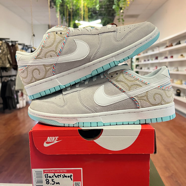 (Pre-owned) Nike Dunk Low Barbershop Grey, replacement box*
