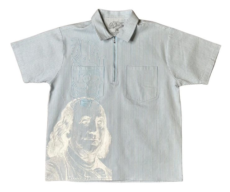 SDL BLUE BARBER QUATER ZIP