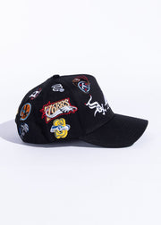 All Over Black LA Hat By Reference