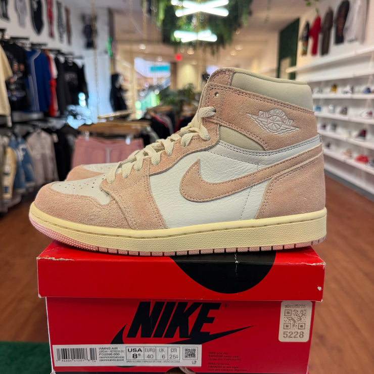 (Pre-Owned) Jordan 1 High OG Washed pinks Women’s size 8.5W