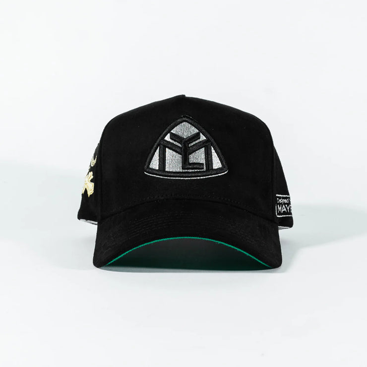 Suede Maybach Cross SnapBack by MADEYOULOOK