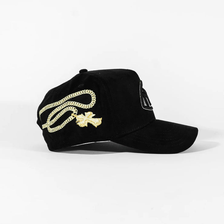 Suede Maybach Cross SnapBack by MADEYOULOOK