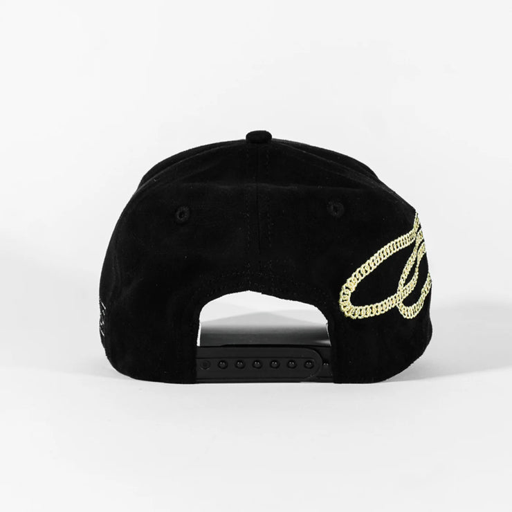 Suede Maybach Cross SnapBack by MADEYOULOOK