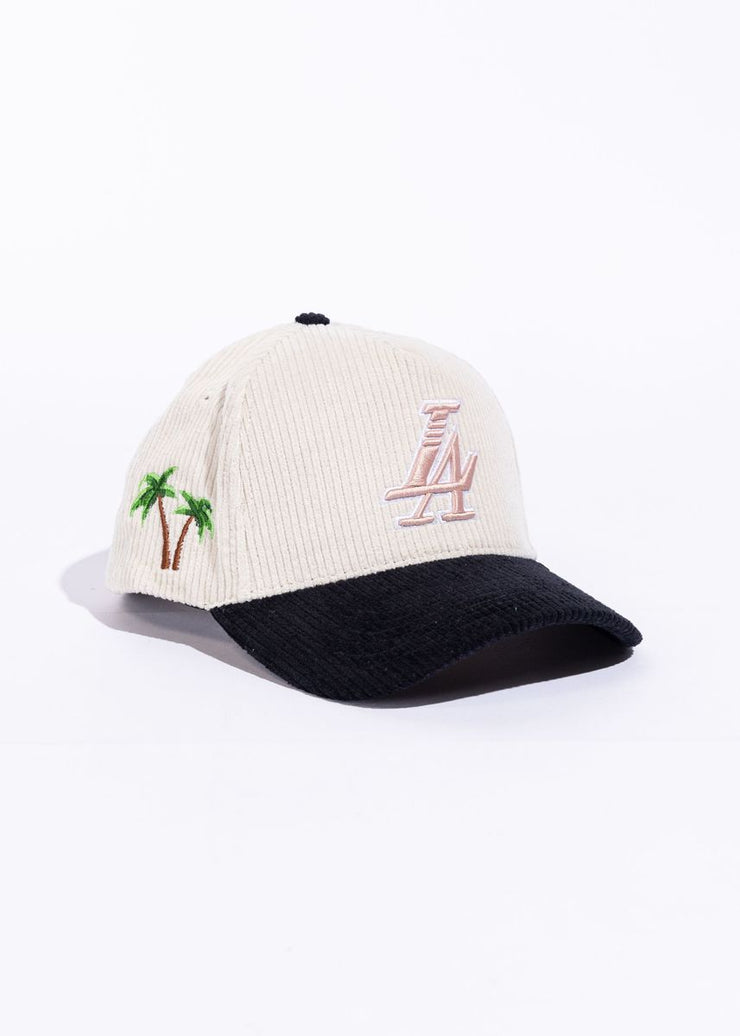 PARADISE LA CORDUROY CREAM/BLACK/PINK By Reference