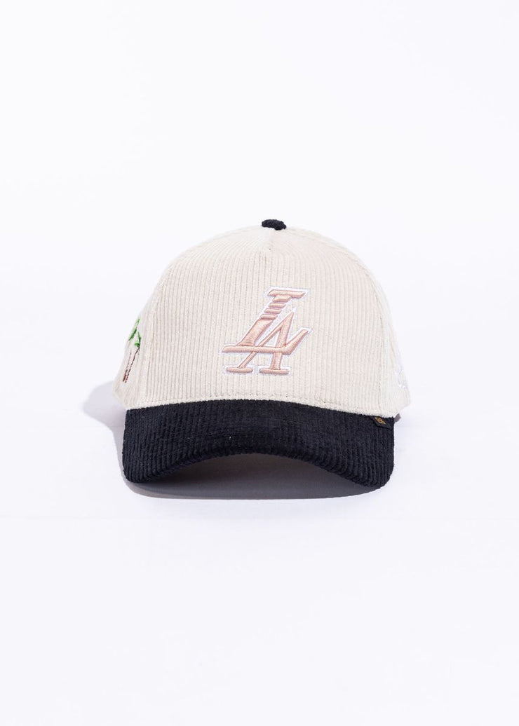 PARADISE LA CORDUROY CREAM/BLACK/PINK By Reference