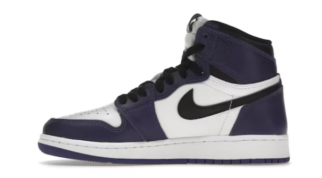 Jordan 1 Retro High "Court Purple White" (GS)