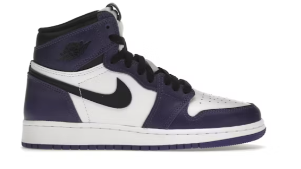 Jordan 1 Retro High "Court Purple White" (GS)