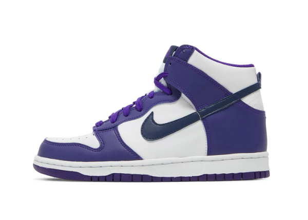 Nike Dunk High Electro Purple Midnght Navy (GS)