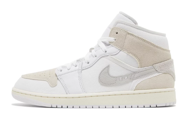 Jordan 1 Mid SE Craft Inside Out White Grey