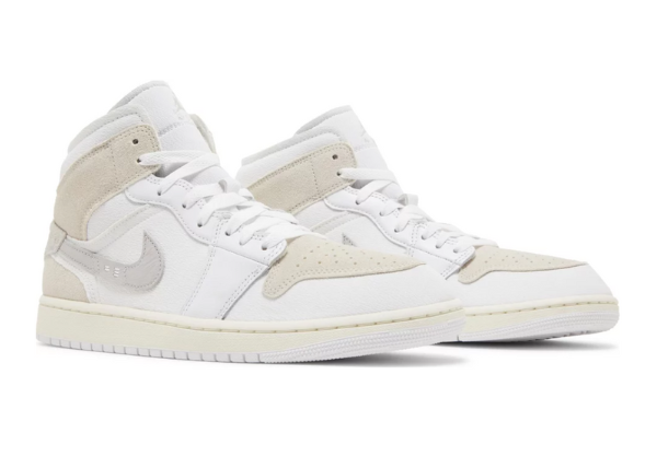 Jordan 1 Mid SE Craft Inside Out White Grey