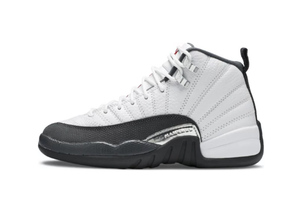 Jordan 12 Retro White Dark Grey (GS)