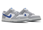 Nike Dunk Low Mini Swoosh Wolf Grey Game Royal (GS)