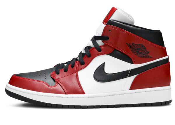 Jordan 1 Mid Chicago Toe