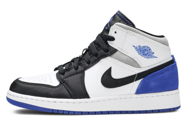 Jordan 1 Mid SE White Black Royal (GS)