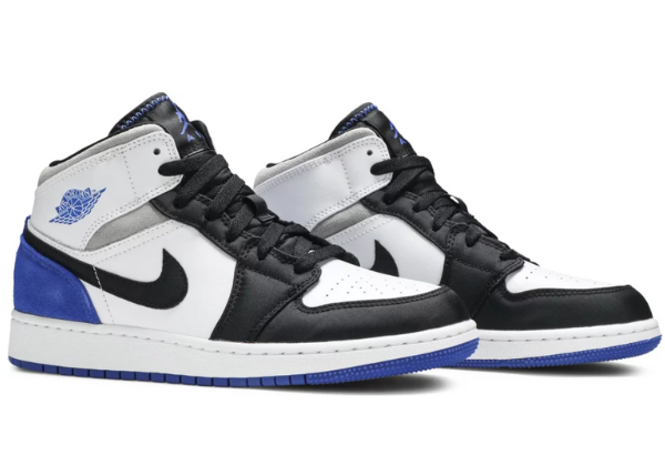 Jordan 1 Mid SE White Black Royal (GS)