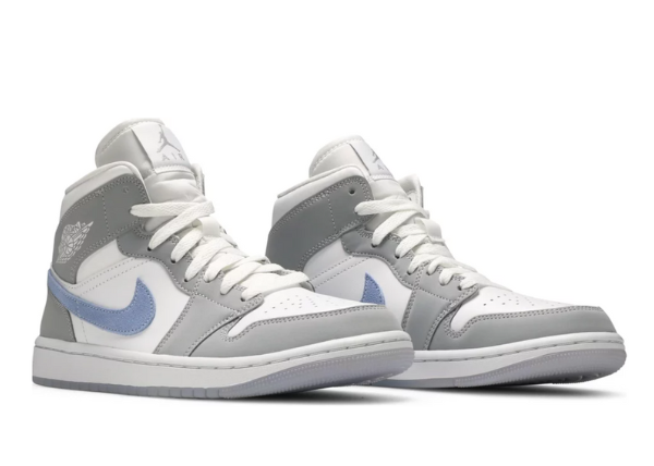 Jordan 1 Mid Wolf Grey Aluminum (Women's)