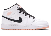 Air Jordan 1 Mid GS 'White Arctic Orange'