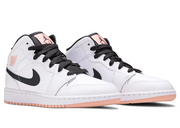 Air Jordan 1 Mid GS 'White Arctic Orange'